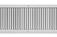 Ventilation grilles, made of sheet steel, with individually adjustable, vertical blades