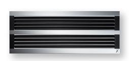 Ventilation grilles, made of high-quality aluminium – also for continuous horizontal runs